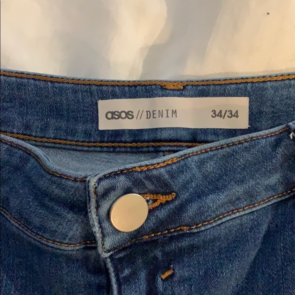 ASOS Long denim 34/34 - Picture 3 of 4